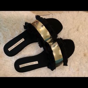 Zara Black Slipper